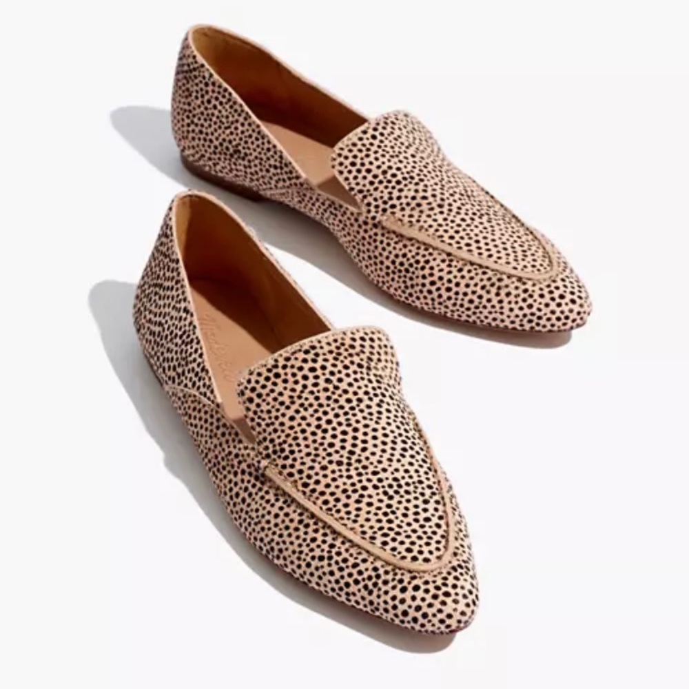 MADEWELL Frances Skimmer in spotted calf hair